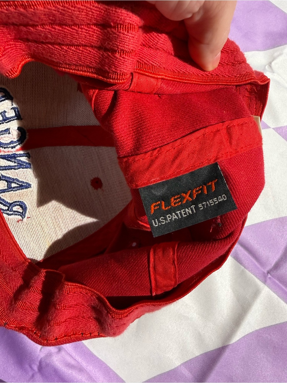 VTG Texas Rangers Nike Team Hat Y2K Red Embroidered Flexfit Cap - Picture 6 of 11